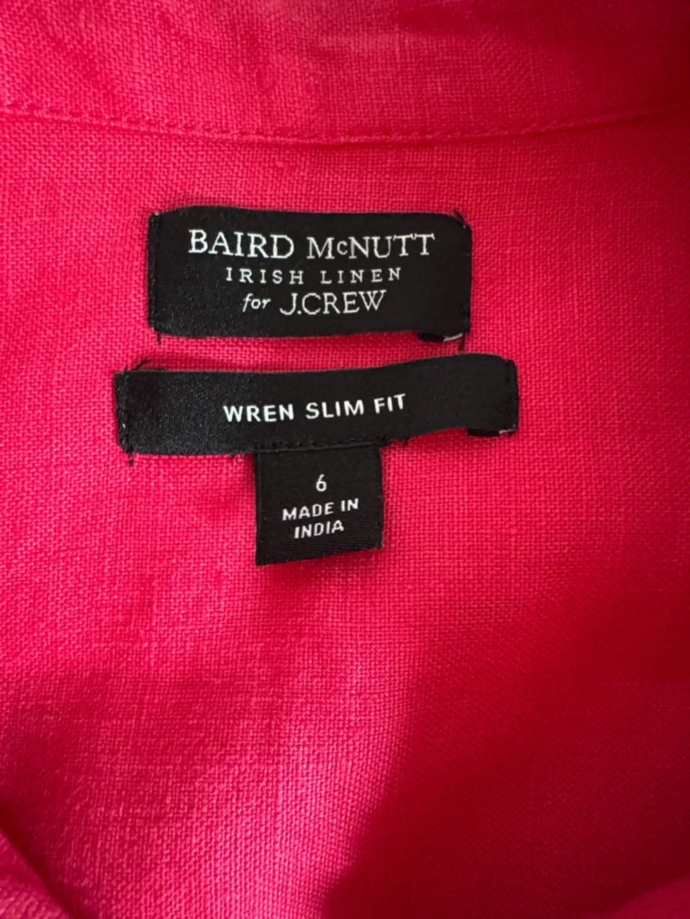 J.Crew Baird McNutt Irish Linen Wren Slim fir Button Shirt